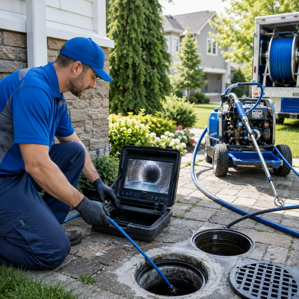 Outdoor drain cleaning professionals serving Voss, TX