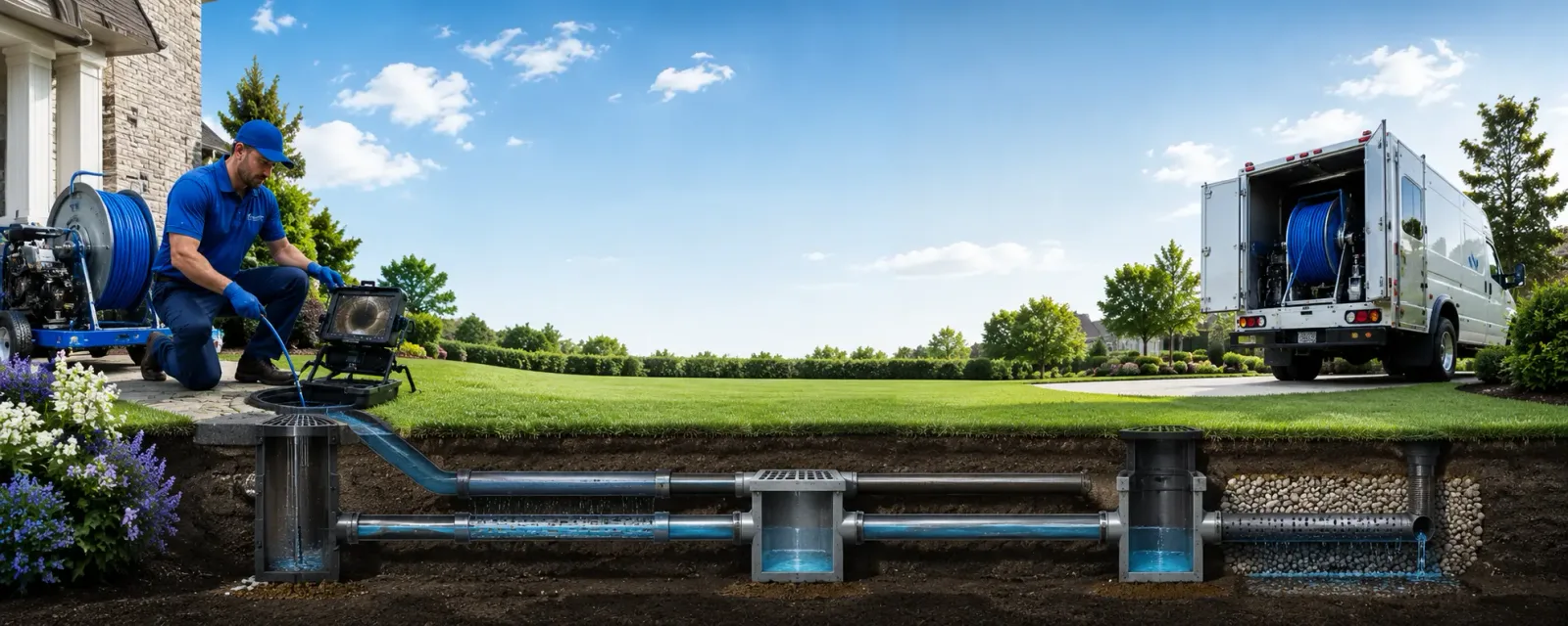 Outdoor drain cleaning information for Voss, TX